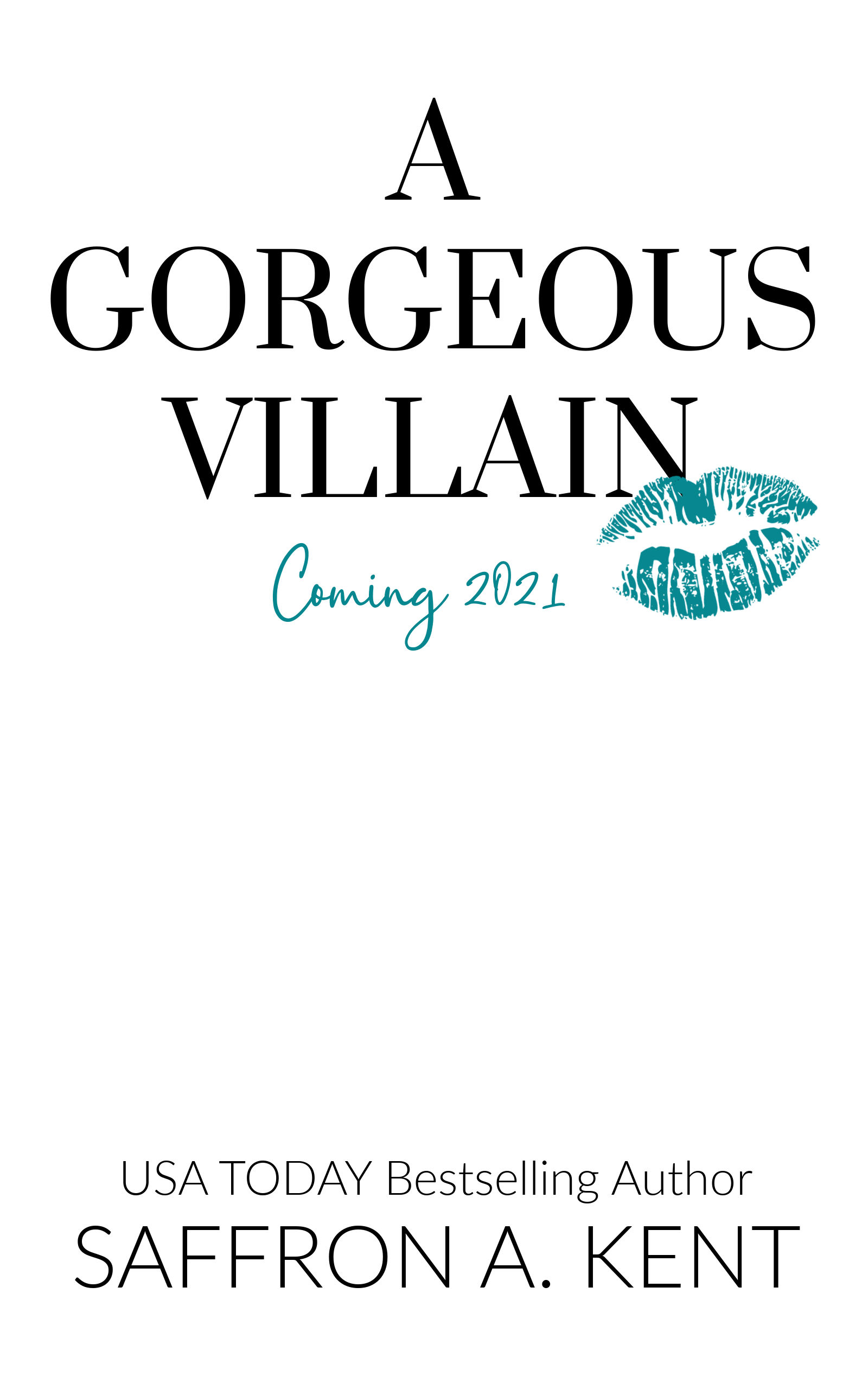 A Villain Preorder Saffron A. Kent